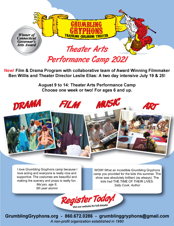 Grumbling Gryphons Theater Arts Summer Camp