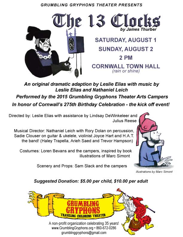 The 13 Clocks Flyer